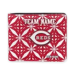 Cincinnati Reds Wallet - Customized Geometric Star Red White