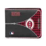 Cincinnati Reds Wallet - Customized Zipper Split Red Black