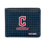 Cleveland Guardians Wallet - Customized Classic Houndstooth Navy Blue