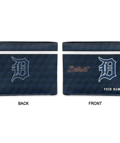 Alternative view of Detroit Tigers Wallet - Customized Cube Illusion Navy