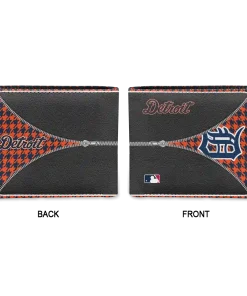Alternative view of Detroit Tigers Wallet - Customized Zipper Split Orange Black