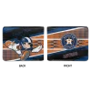 Houston Astros Wallet - Customized Checkerboard Brush Blue Orange