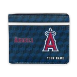 Los Angeles Angels Wallet - Customized Cube Illusion Blue