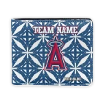 Los Angeles Angels Wallet - Customized Geometric Star Blue White