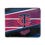 Minnesota Twins Wallet - Customized Checkerboard Brush Red Black