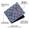 Minnesota Twins Wallet - Customized Plaid Grid Navy