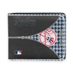 New York Yankees Wallet - Customized Zipper Split Navy Black