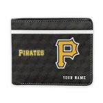 Pittsburgh Pirates Wallet - Customized Cube Illusion Black