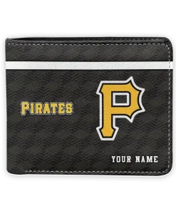 Pittsburgh Pirates Wallet - Customized Cube Illusion Black