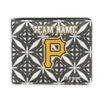 Pittsburgh Pirates Wallet - Customized Geometric Star Black White