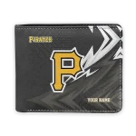 Pittsburgh Pirates Wallet - Customized Sharp Arrow Streaks Yellow Black