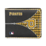 Pittsburgh Pirates Wallet - Customized Zipper Split Yellow Black