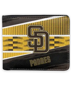 San Diego Padres Wallet - Customized Checkerboard Brush Yellow Black