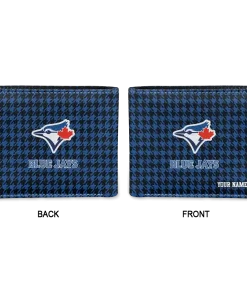 Alternative view of Toronto Blue Jays Wallet - Customized Classic Houndstooth Blue