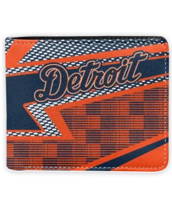 Detroit Tigers Wallet - Arrow Mesh Navy