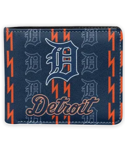 Detroit Tigers Wallet - Bolt Rows Navy