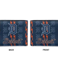 Alternative view of Detroit Tigers Wallet - Bolt Rows Navy