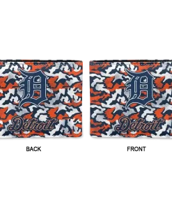 Alternative view of Detroit Tigers Wallet - Camouflage Patches Navy White