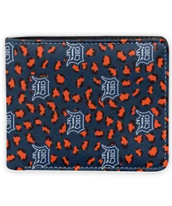 Detroit Tigers Wallet - Leopard Texture Navy