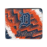 Detroit Tigers Wallet - Custom Slim Bifold Navy Orange