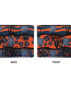 Alternative view of Detroit Tigers Wallet - Palm Paradise Orange Black
