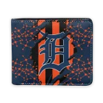 Detroit Tigers Wallet - Torn Stripe Chaos Navy Orange