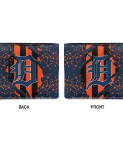 Alternative view of Detroit Tigers Wallet - Torn Stripe Chaos Navy Orange