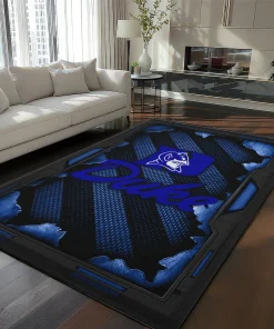 Duke Blue Devils Rug - Torn Mesh Blue
