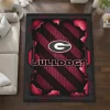 Georgia Bulldogs Rug - Torn Mesh Red