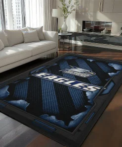 Georgia Southern Eagles Rug - Torn Mesh Blue
