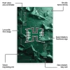 Hawaii Rainbow Warriors Rug - Cracked Surface Design Green