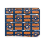 Houston Astros Wallet - Block Pattern Crocs Orange