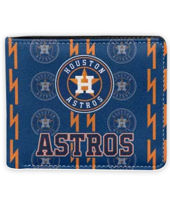 Houston Astros Wallet - Bolt Rows Blue