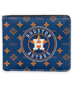 Houston Astros Wallet - Iconic Monogram Bloom Blue