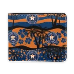 Houston Astros Wallet - Palm Paradise Blue Orange