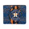 Houston Astros Wallet - Torn Stripe Chaos Blue Orange