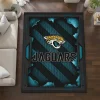 Jacksonville Jaguars Rug - Torn Mesh Teal