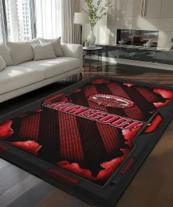Jacksonville State Gamecocks Rug - Torn Mesh Red