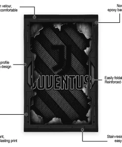 Alternative view of Juventus Rug - Torn Mesh Black