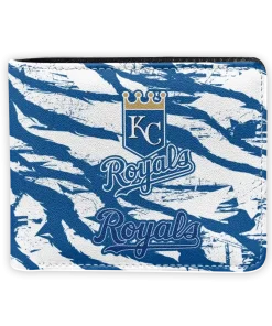 Kansas City Royals Wallet - Abstract Stripes Royal Blue
