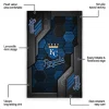 Kansas City Royals Rug - Hexagonal Grid Pattern Royal Blue
