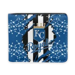 Kansas City Royals Wallet - Torn Stripe Chaos Royal Blue Black