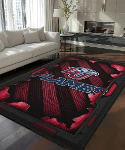 Liberty Flames Rug - Torn Mesh Red