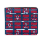 Los Angeles Angels Wallet - Block Pattern Crocs Red