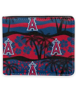 Los Angeles Angels Wallet - Palm Paradise Blue Red
