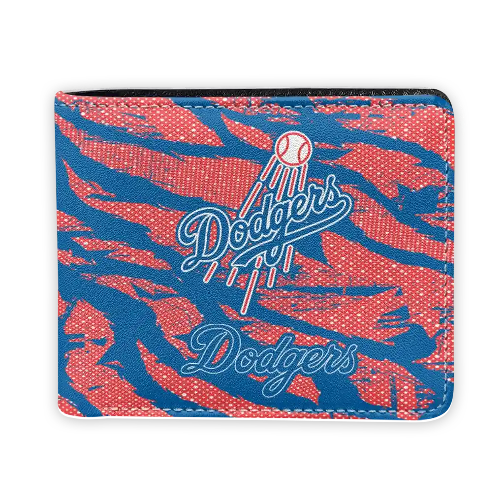 Los Angeles Dodgers Wallet - Abstract Stripes Blue
