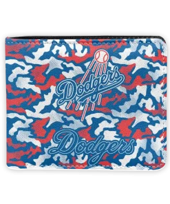 Los Angeles Dodgers Wallet - Camouflage Patches Blue White