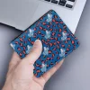 Los Angeles Dodgers Wallet - Leopard Texture Blue