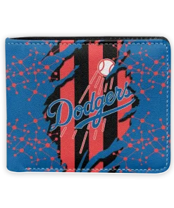 Los Angeles Dodgers Wallet - Torn Stripe Chaos Blue Red