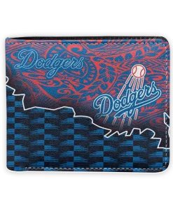 Los Angeles Dodgers Wallet - Tribal Fade Fusion Blue Black